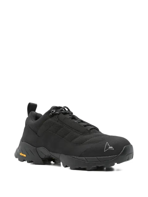 ROA quilted lace-up sneakers