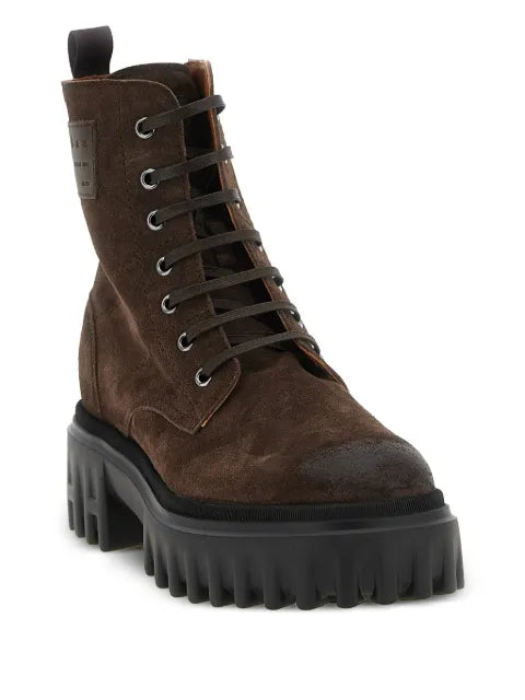 Hogan H700 lace-up chunky-sole boots