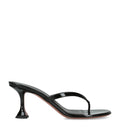 Amina Muaddi Patent Leather Juliette Heeled Sandals 70