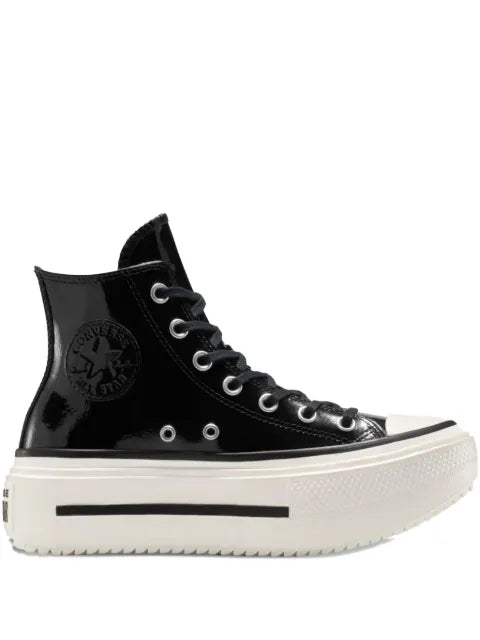 Converse leather platform sneakers
