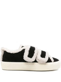 Inuikii shearling-trimmed strap sneakers