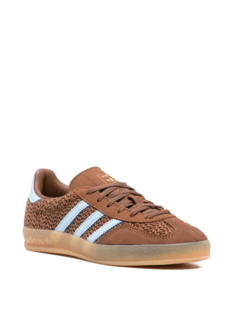 adidas Gazelle textured-stripe sneakers