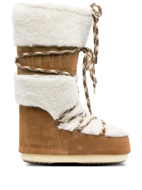 Moon Boot Lab69 Icon shearling-panelled lace-up boots