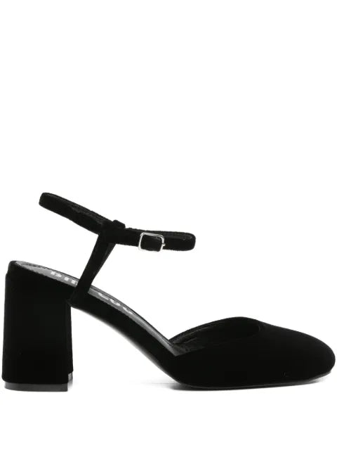 Bibi Lou 80mm ankle-strap block-heel pumps