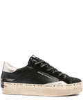 Crime London glitter-panel platform sneakers