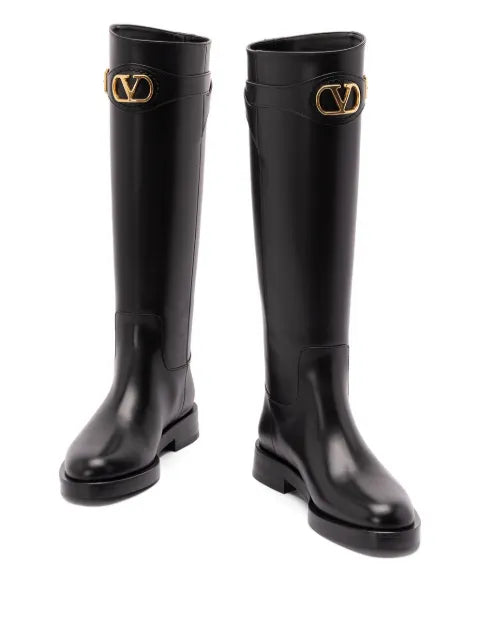 Valentino Garavani VLogo leather boots