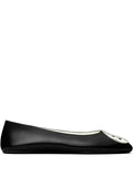Tory Burch Reva logo-plaque ballet flats