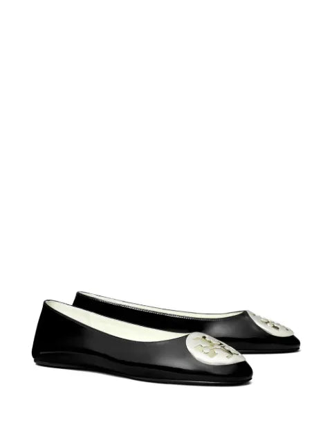 Tory Burch Reva logo-plaque ballet flats