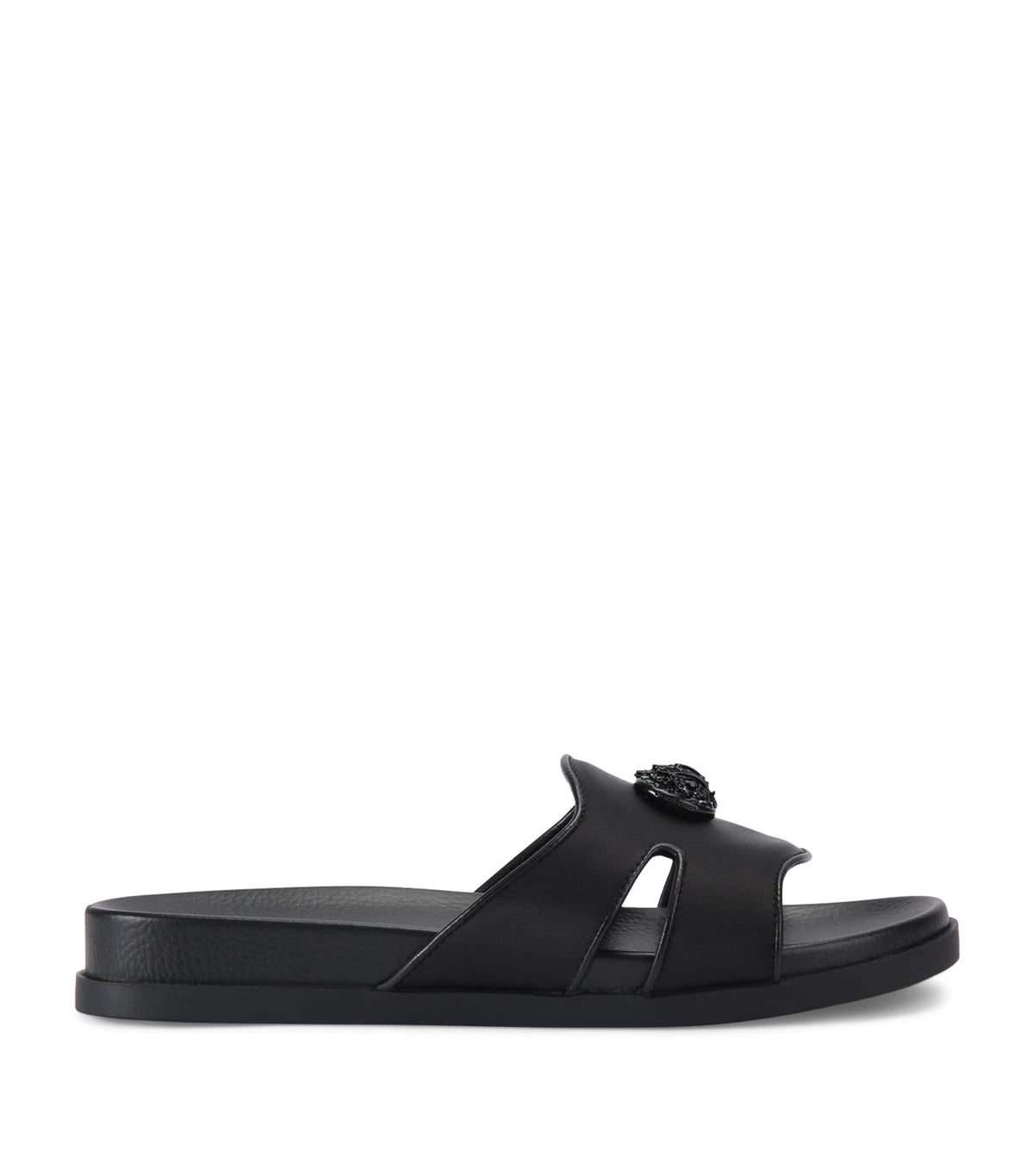 Kurt Geiger London Satin Cut-Out Chelsea Slides