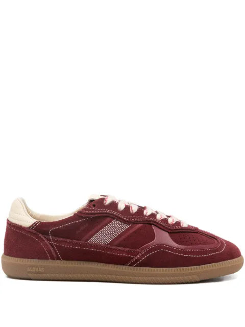 ALOHAS TB.490 rife in burgundy cream leather sneakers