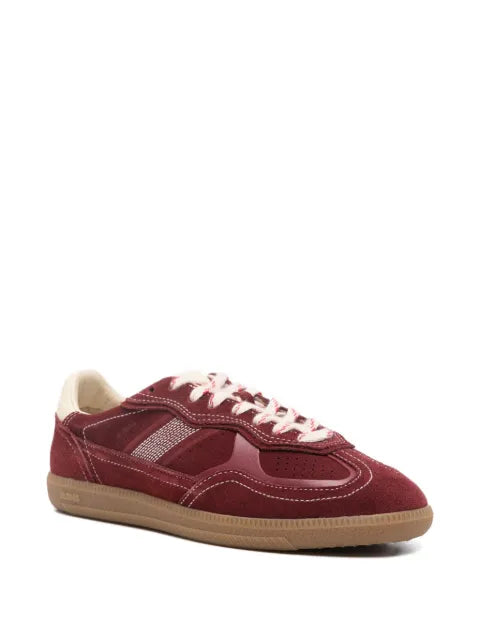 ALOHAS TB.490 rife in burgundy cream leather sneakers