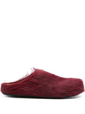 Marni long-hair calfskin Fussbett sabots