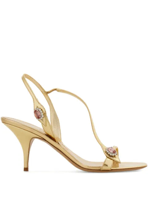 Ferragamo crystal embellished sandals