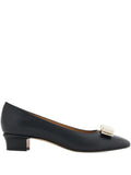 Ferragamo Vara bow-detail block-heel pumps
