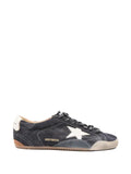 Golden Goose True-Star trainers in dark blue suede with white nappa leather star and heels tab