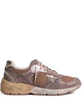 Golden Goose Dad-Star trainers in lilac suede and mesh with laminated leather star and heels tab