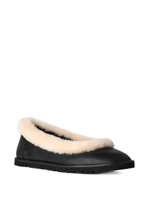 UGG Zora leather ballet flats