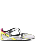 The Attico Floor 01 holographic ballet flats