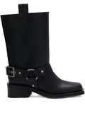 GANNI buckle-detail suede boots