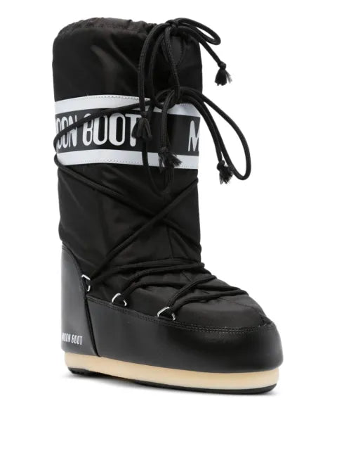 Moon Boot Icon black nylon boots