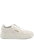 Autry Medalist crystal-embellished suede sneakers