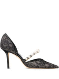 Jimmy Choo Aurelie 85 lace pumps