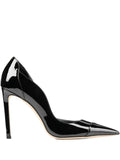 Jimmy Choo Brigitte 100 black patent leather pumps
