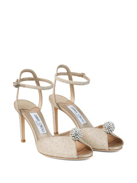 Jimmy Choo Sacora crystal-embellished sandals