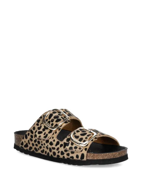 Scholl NOELLE leopard-print slides