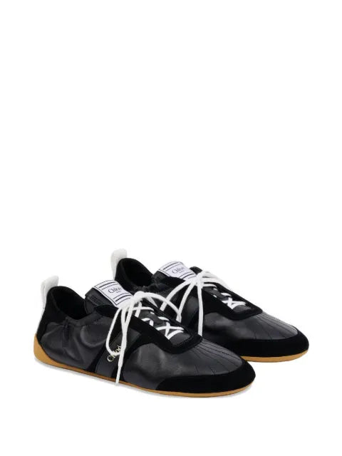 Chloé Kick logo-patch sneakers