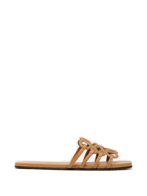 LOEWE Petal Anagram slide in calfskin