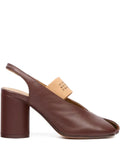 MM6 Maison Margiela anatomic numeric slingback sandals