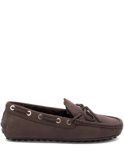 Tod's City Gommino tie-detail leather loafers