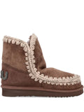 Mou Eskimo 18 crochet-trimmed boots