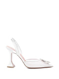 Amina Muaddi Begum mesh embellishment pumps