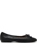 Sam Edelman bow -detail leather ballet flats