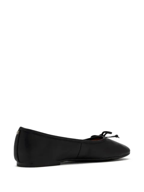 Sam Edelman bow -detail leather ballet flats