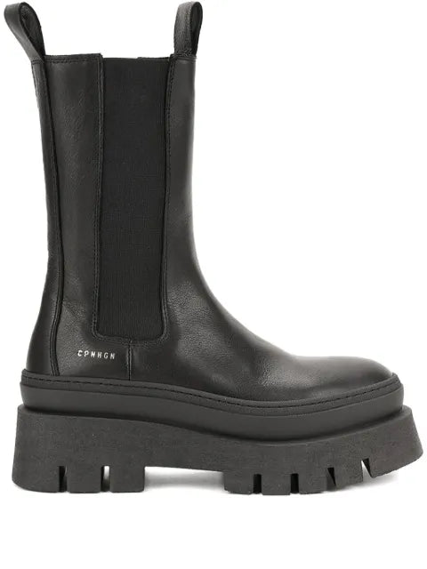 Copenhagen Studios platform flat boots
