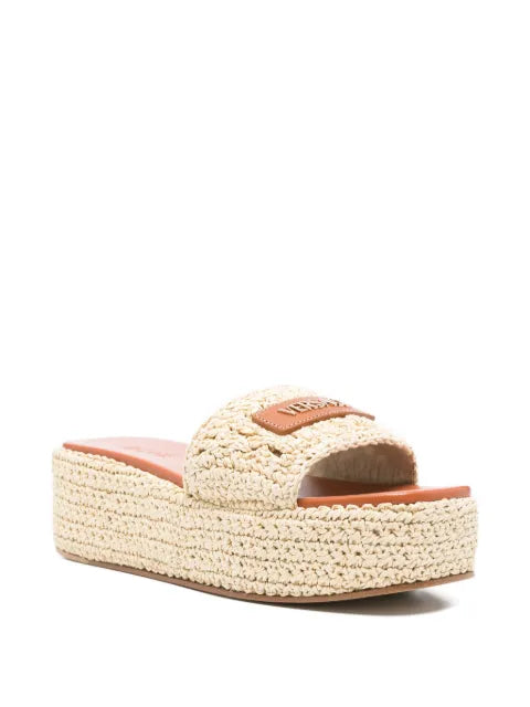 Versace logo-detail sandals