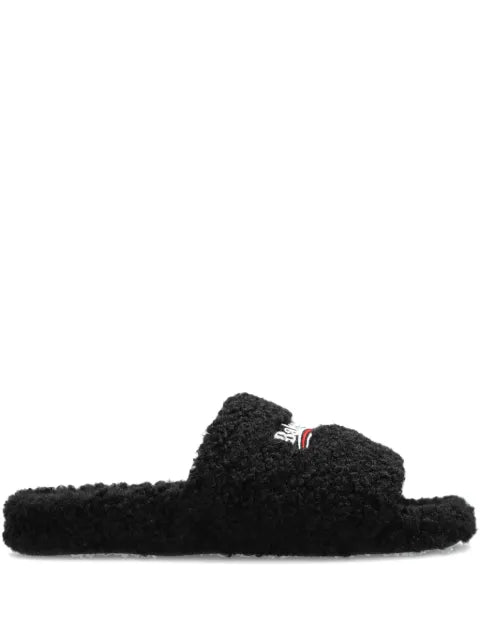 Balenciaga Furry Open slides