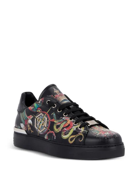 Philipp Plein printed low-top sneakers