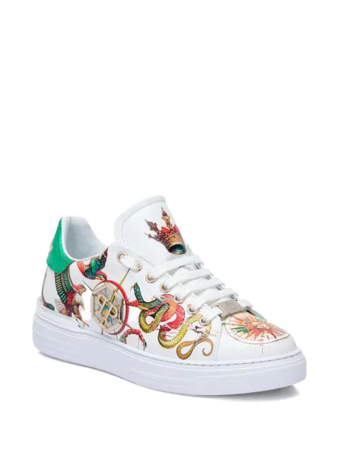 Philipp Plein printed low-top sneakers