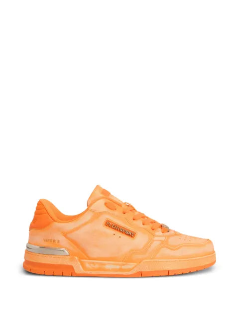 Plein Sport sprayed leather sneakers