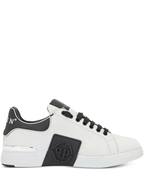 Philipp Plein logo plaque low-top trainers