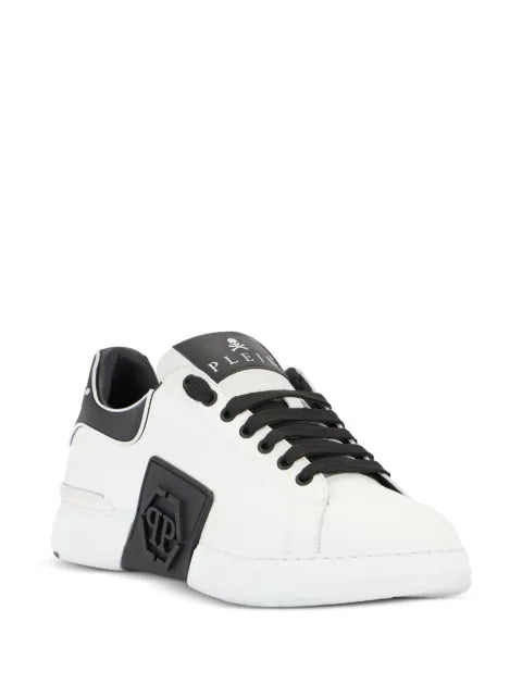 Philipp Plein logo plaque low-top trainers