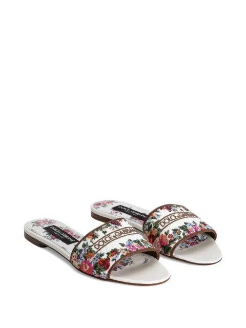 Dolce & Gabbana floral-detail sandals