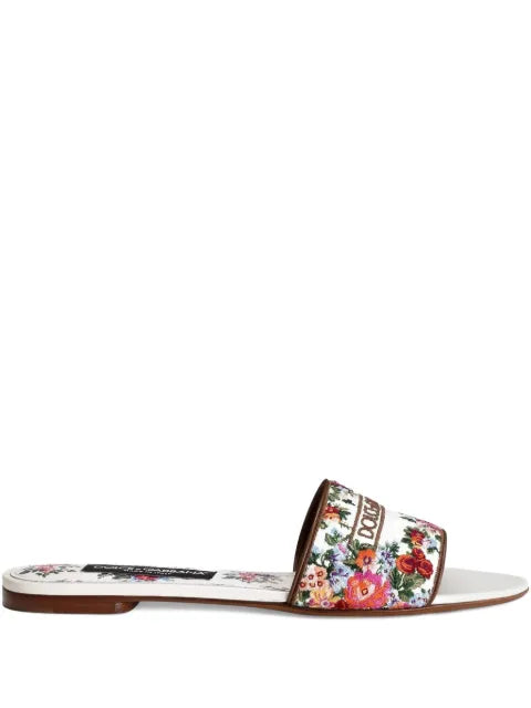 Dolce & Gabbana floral-detail sandals