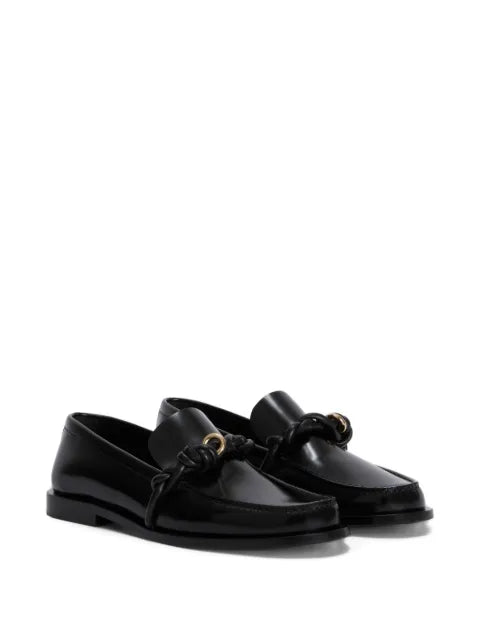 Jil Sander Tangle knotted loafers