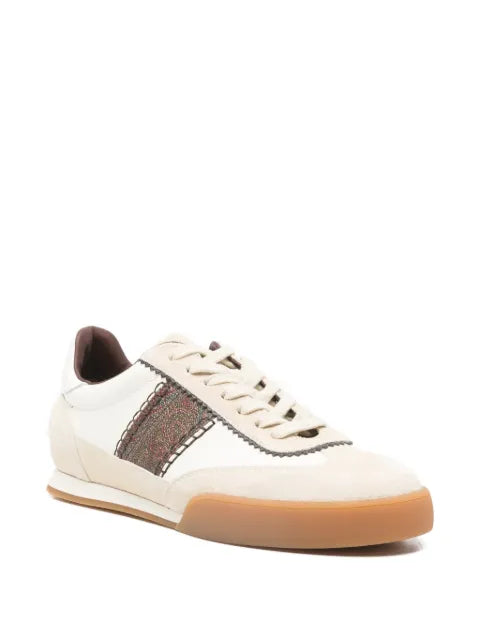 ETRO pattern-panel sneakers