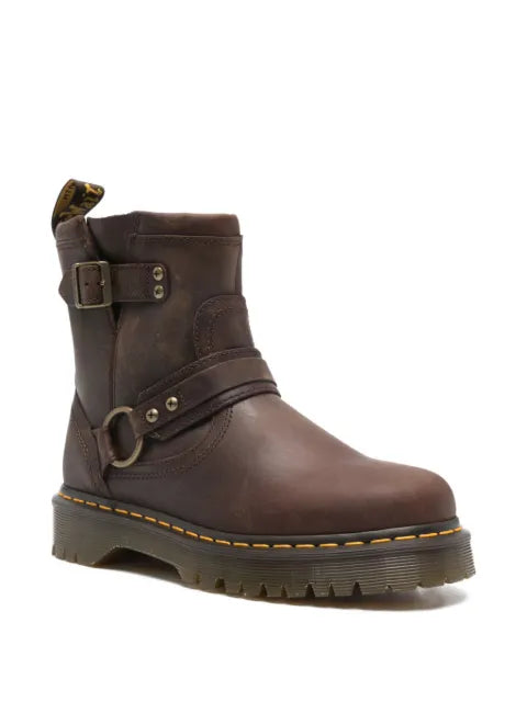 Dr. Martens 35mm buckle strap boots